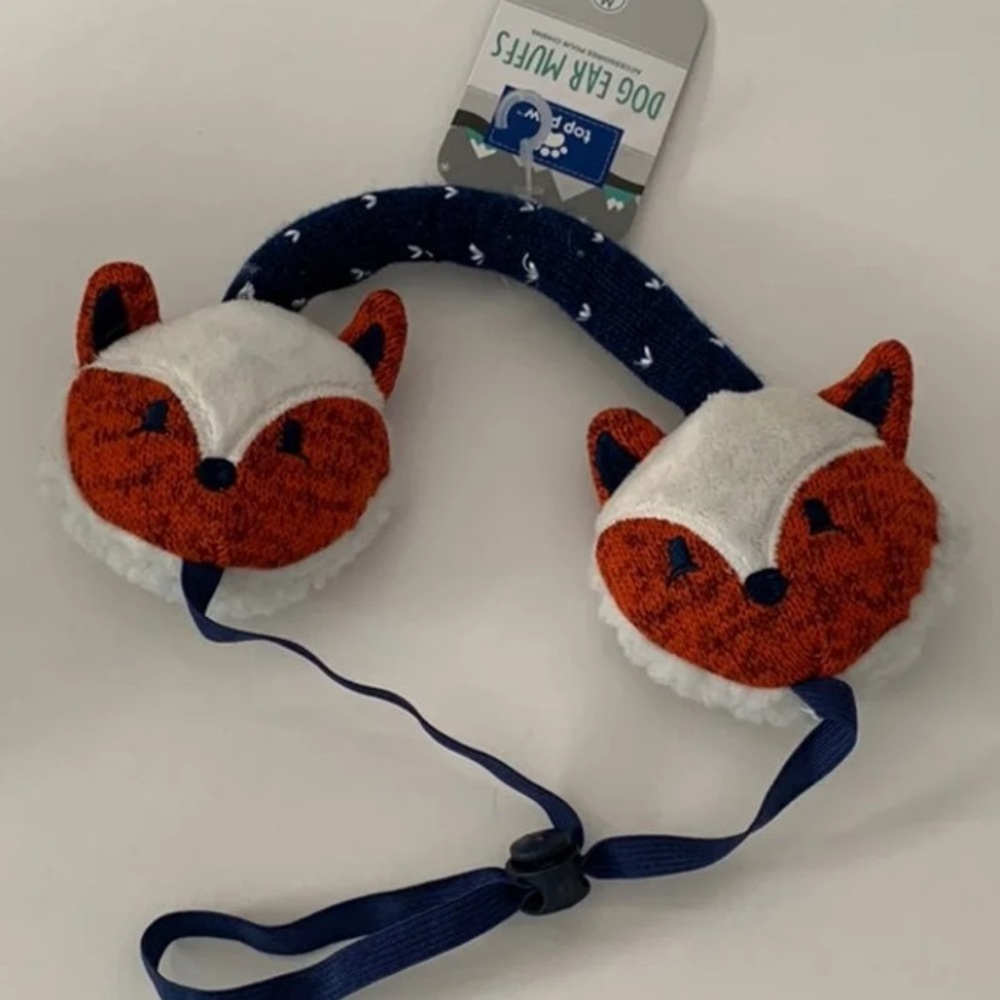 Fox 🦊 Dog earmuffs!!!